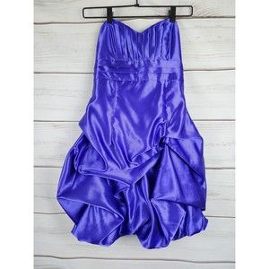 Jessica McClintock Vintage Purple Formal Bubble Dress Women's Size 3